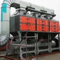 某电子厂两万风量催化燃烧废气处理设备