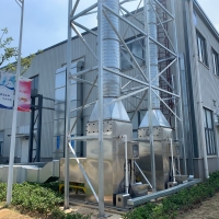 纳米光波催化结合高能雾化喷淋吸收除臭